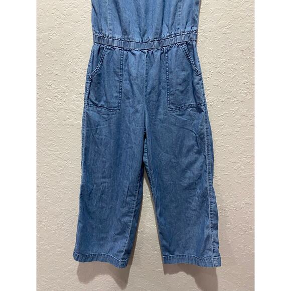 Old Navy Girls Blue Ruffle Sleeve Romper Size Large (10-12yrs) - Picture 3 of 6